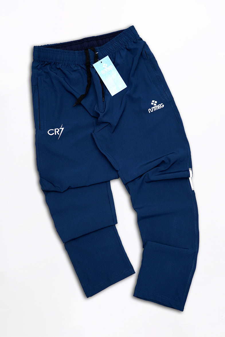 NS Dry fit track pant Paper cloth - Airforce Blue