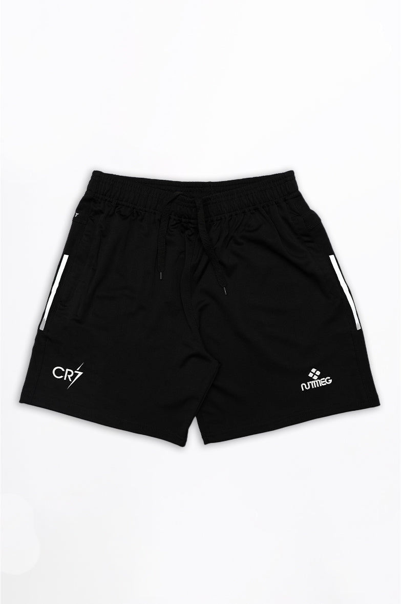 Imported 4-way stretchable Shorts-BLACK