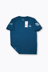 CR7 Selina Round Neck Dry Fit T-shirt - Air Force Blue