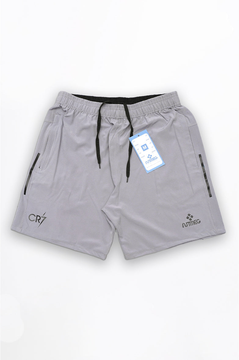 Imported (NS) Paper Cloth Dry-fit Shorts- Light Grey