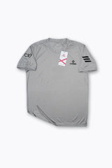 CR7 Selina Round Neck Dry Fit T-shirt - Light Grey