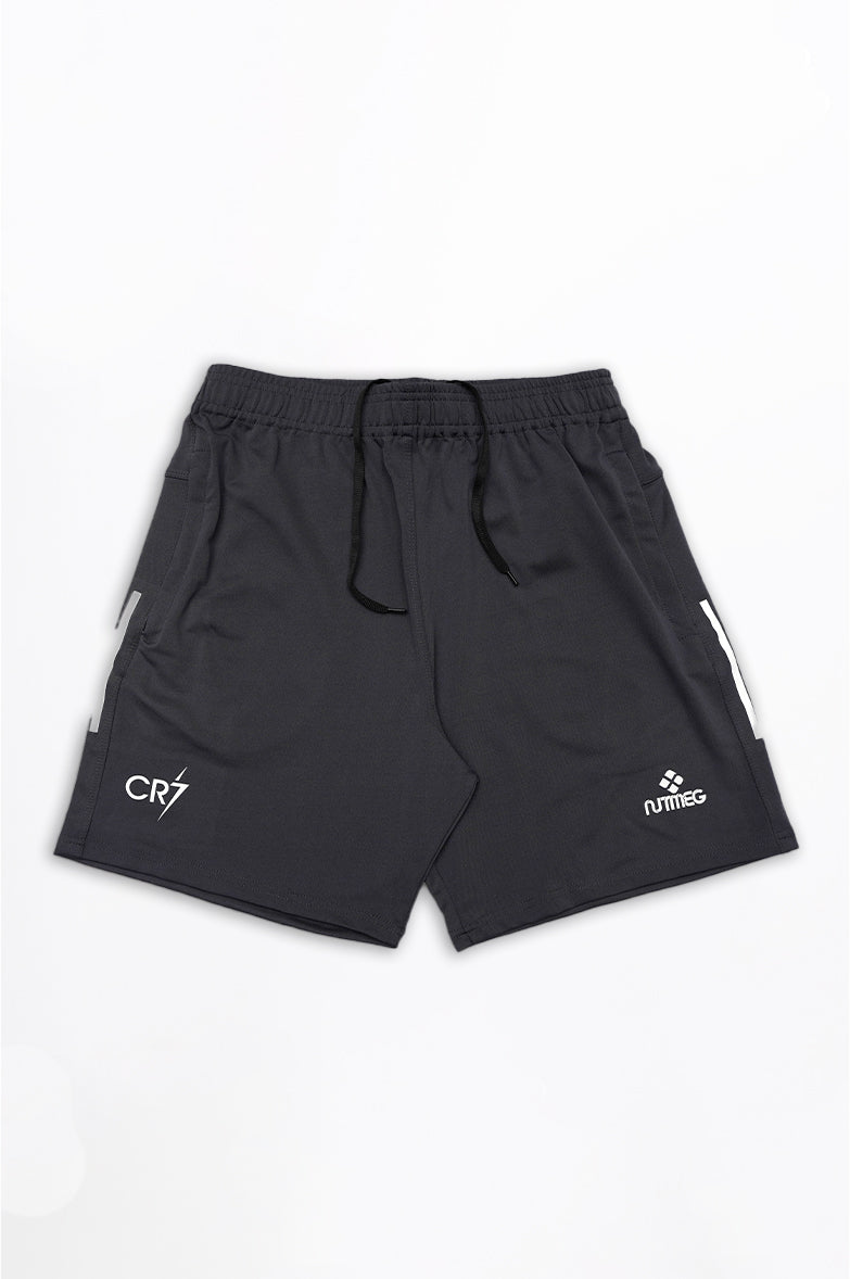 Imported 4-way stretchable Shorts-DARK GREY