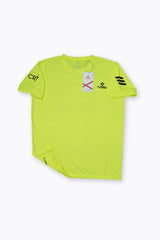 CR7 Selina Round Neck Dry Fit T-shirt - Lime Green
