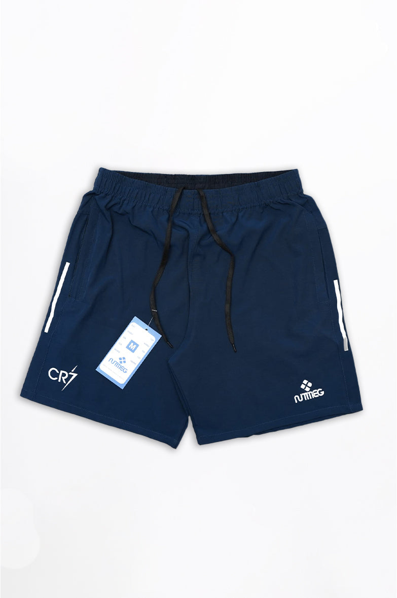 Imported 4-way stretchable Shorts-NAVY BLUE