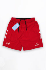 Imported (NS) Paper Cloth Dry-fit Shorts- Red