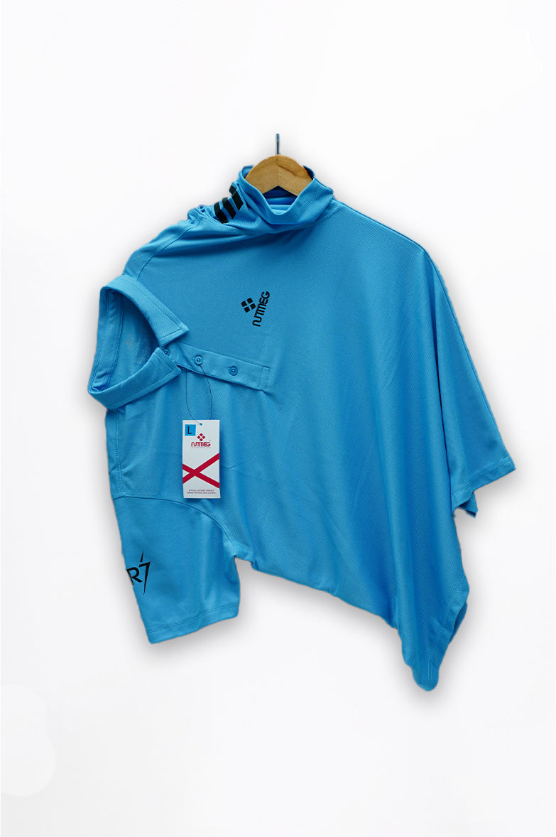 Premium Plain Mars pique Polo - Sky Blue